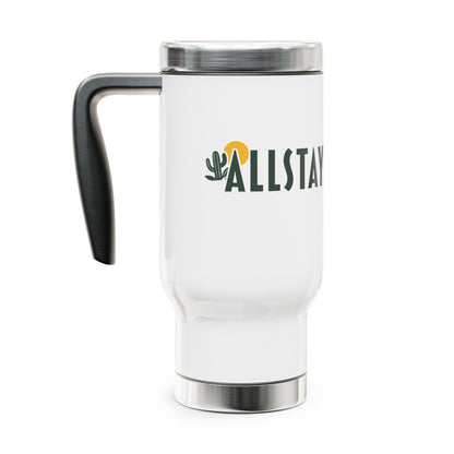 Stainless Steel Travel Mug with Handle, 14oz